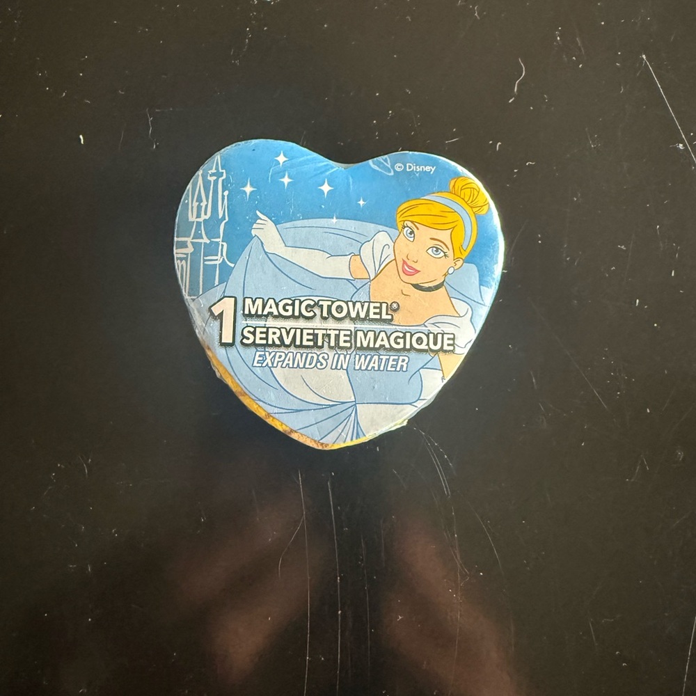 Disney Princess Heart-Shaped Magic Towel